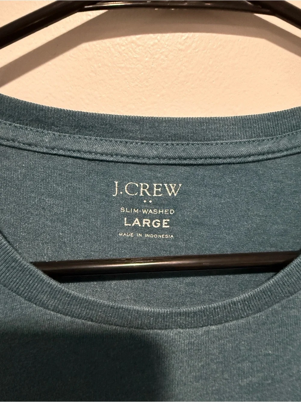 J. Crew Men’s Teal Crewneck Pocket Tee